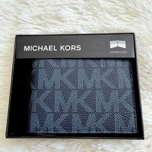 Michael Kors Gray Textured Billfold Wallet
